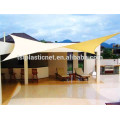 100% virgin HDPE Shade Sail with stainless steel